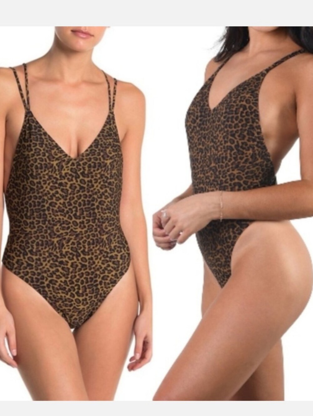 Kendall And Kylie Leopard Print One-Piece Swimsuit NWT never worn
